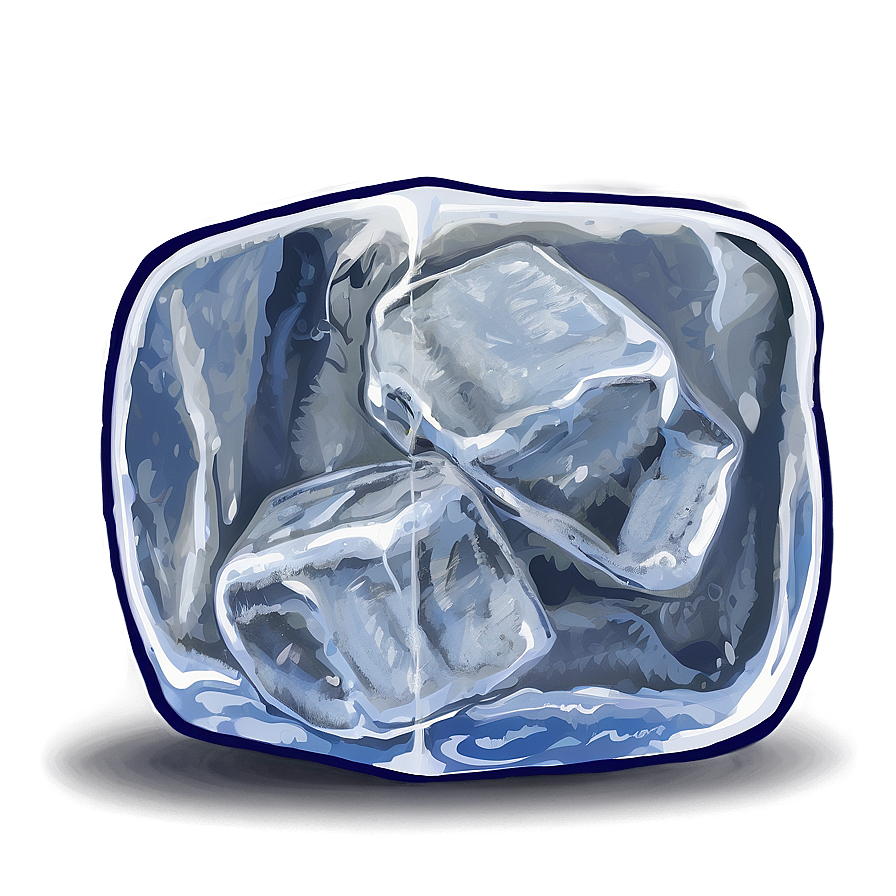 Ice Cube Closeup Png 76