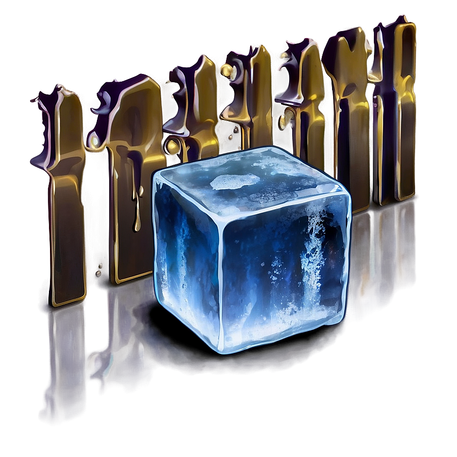 Ice Cube On Black Png Yud