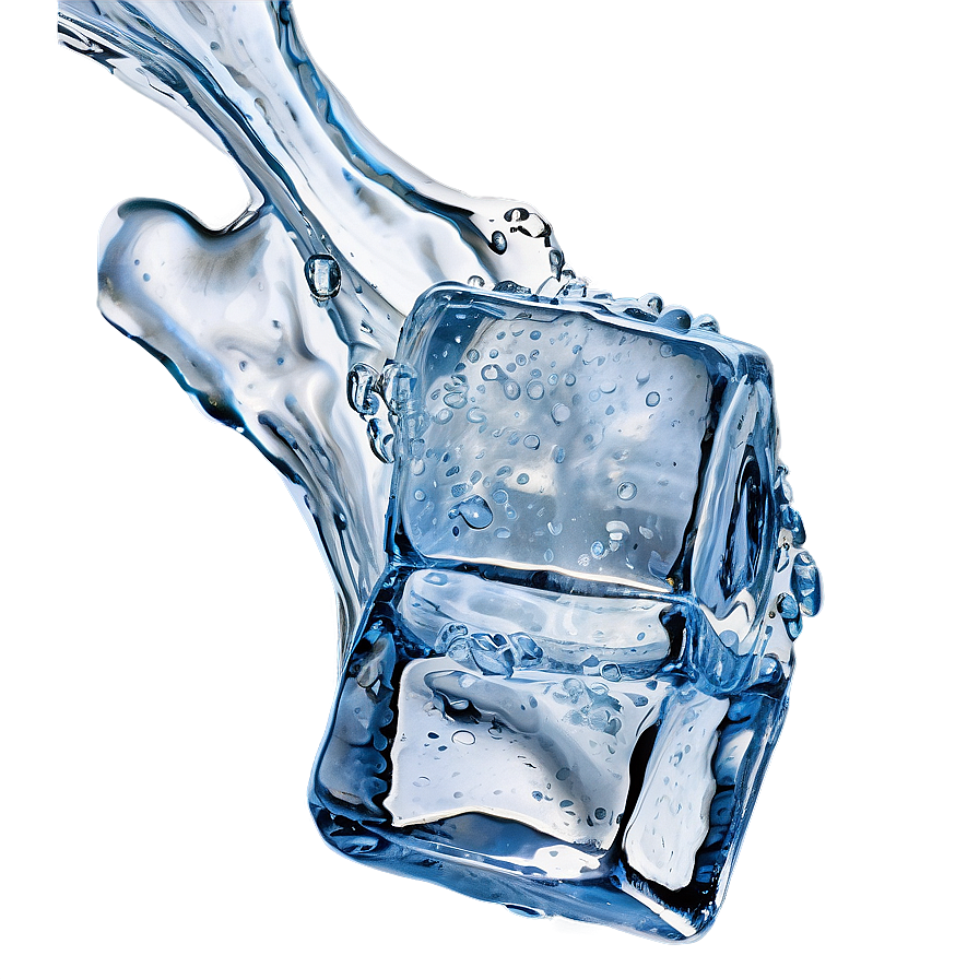 Ice Cube Splash Png 05032024