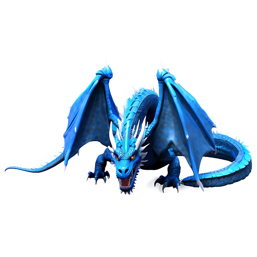 Ice Dragon Clipart Png 06282024