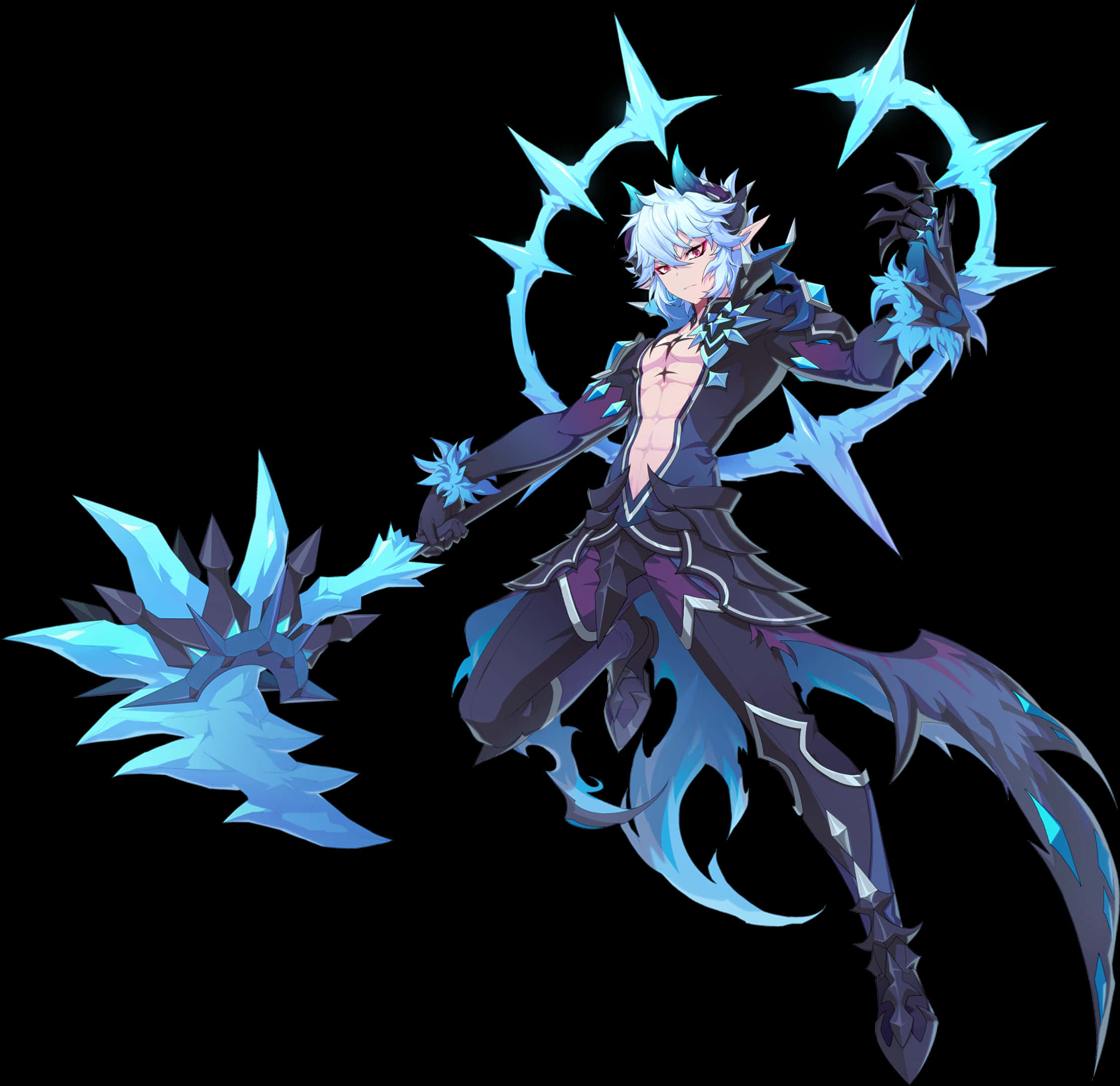 Ice Elemental Anime Character