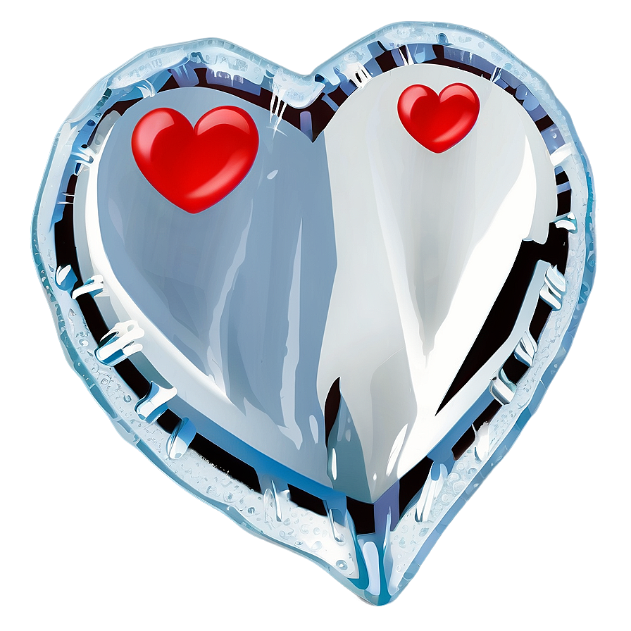 Ice Heart Outline Png 05252024