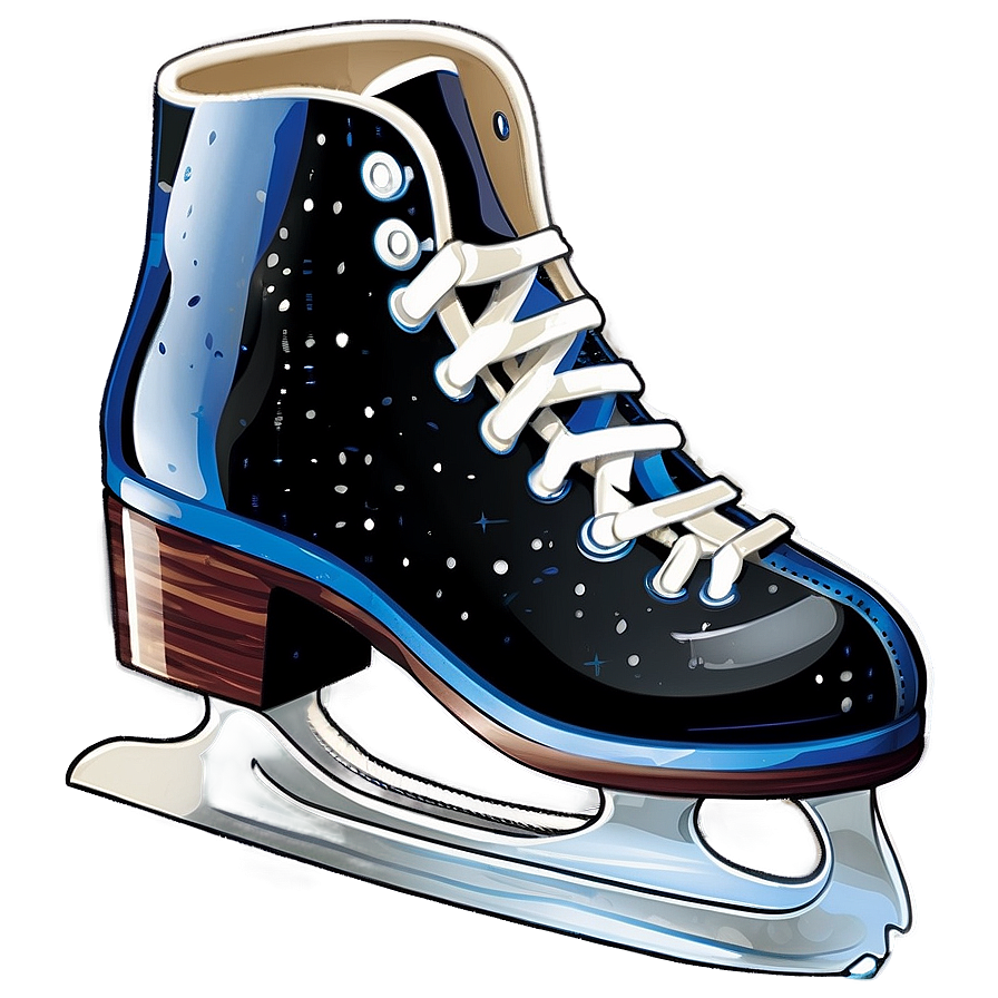 Ice Skate Graphic Png 06212024