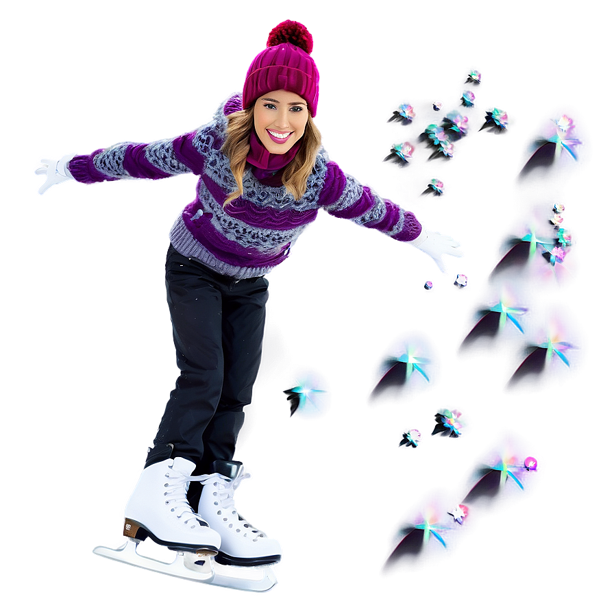 Ice Skating Bliss Png 15