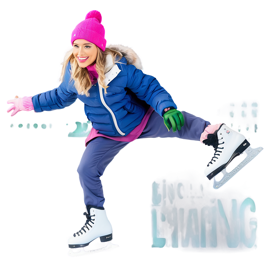 Ice Skating Bliss Png 83