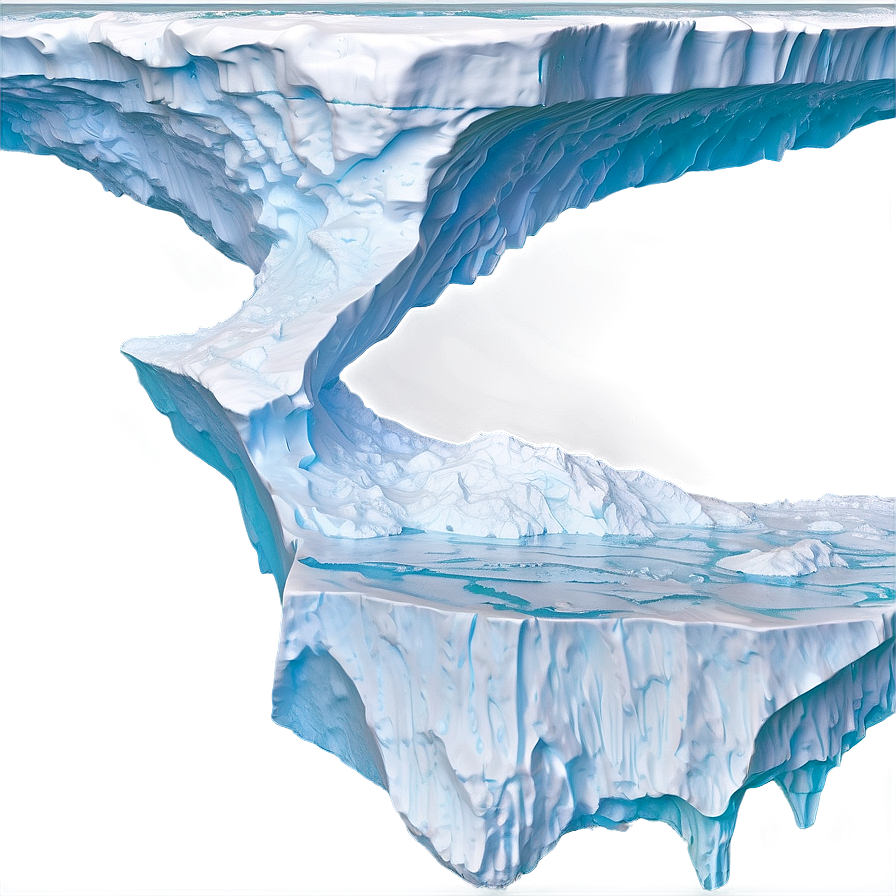 Iceberg Nature Graphic Png 2