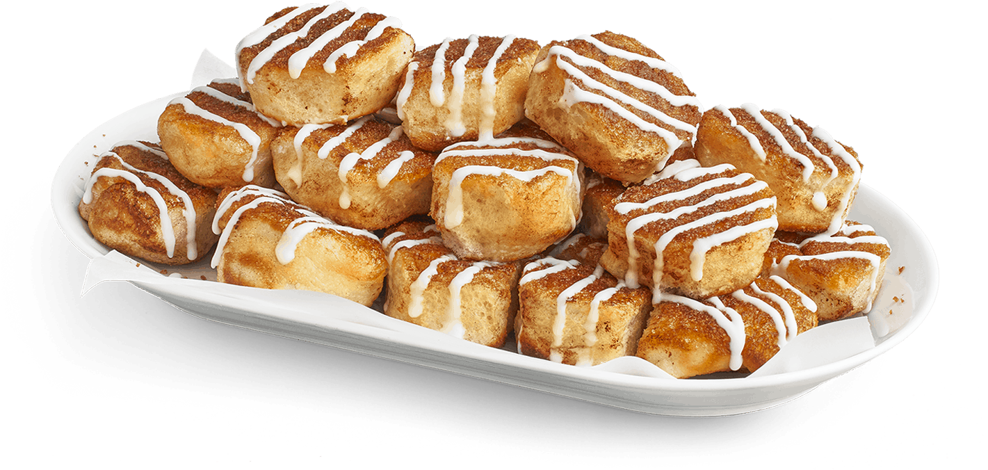 Iced Cinnamon Rolls Platter