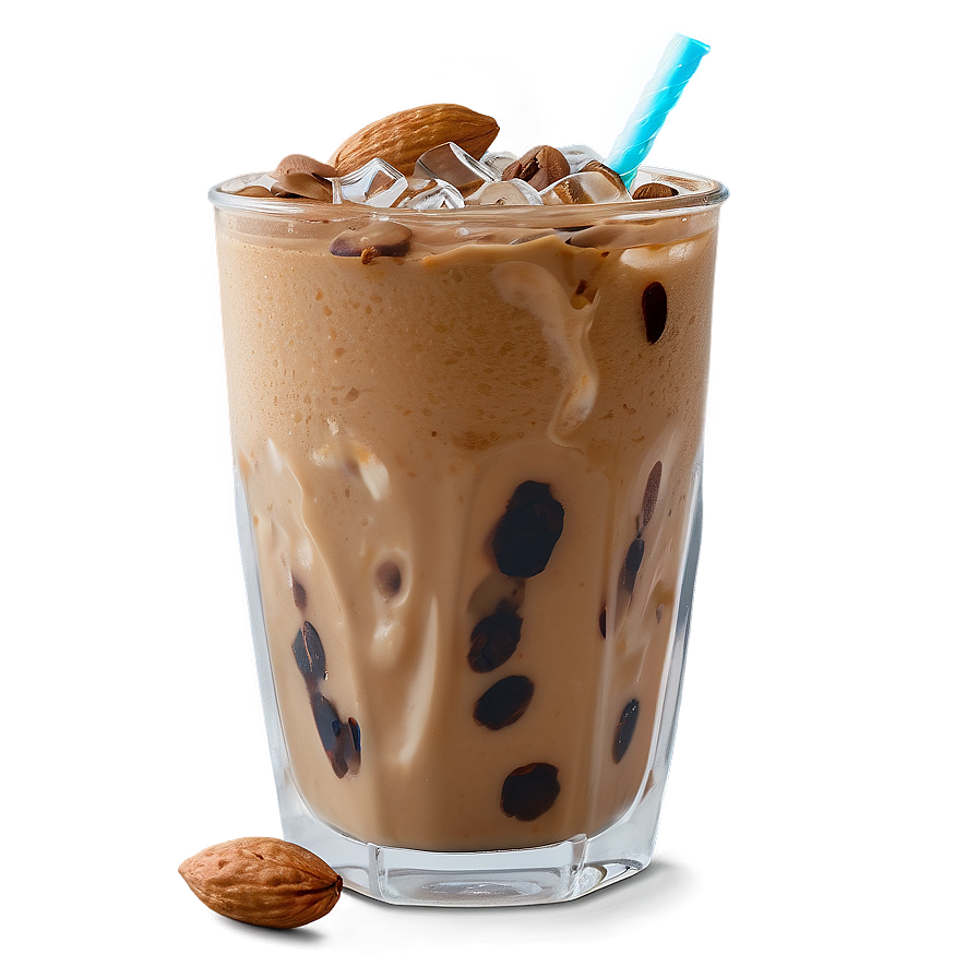 Iced Coffee With Almond Milk Png 05252024