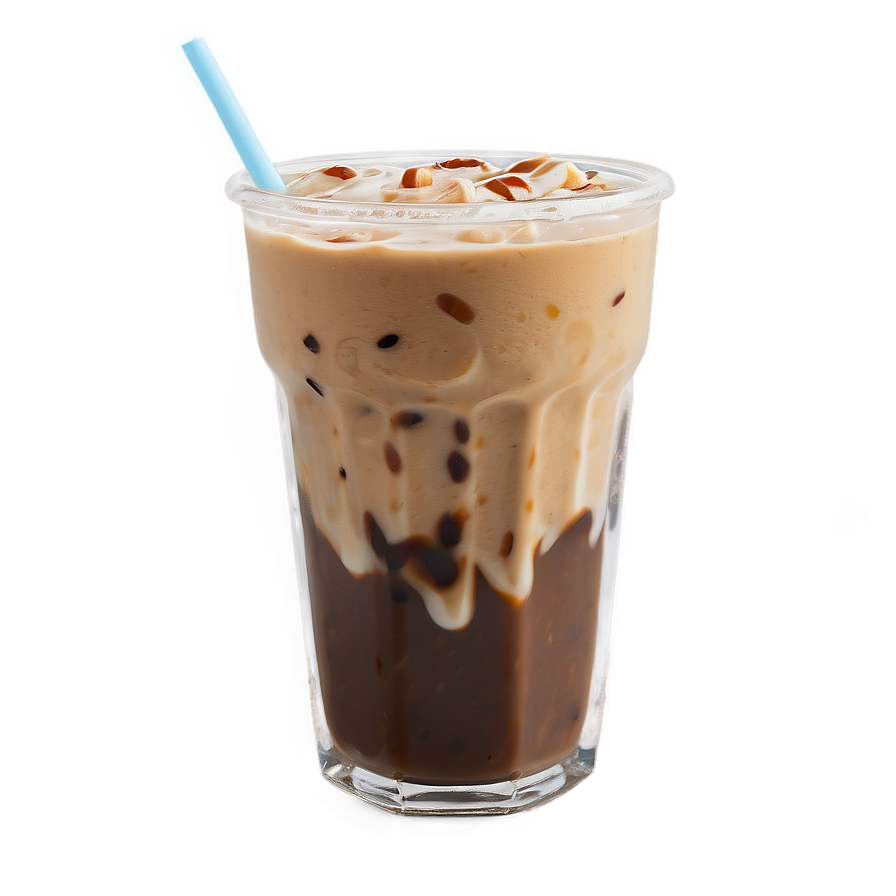 Iced Coffee With Oat Milk Png Uds