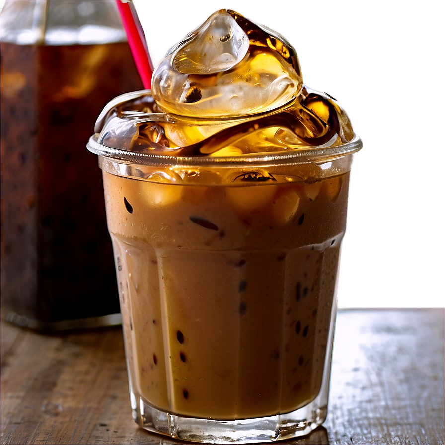 Iced Coffee With Syrups Png 99