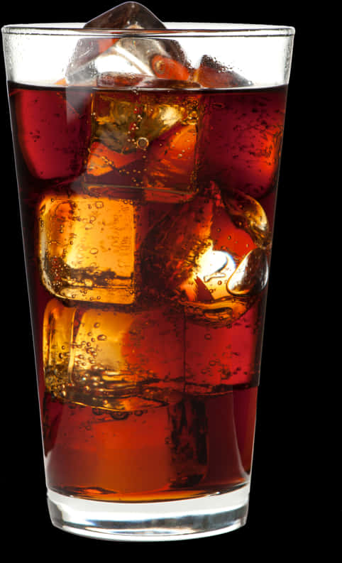 Iced Cola Glass Drink