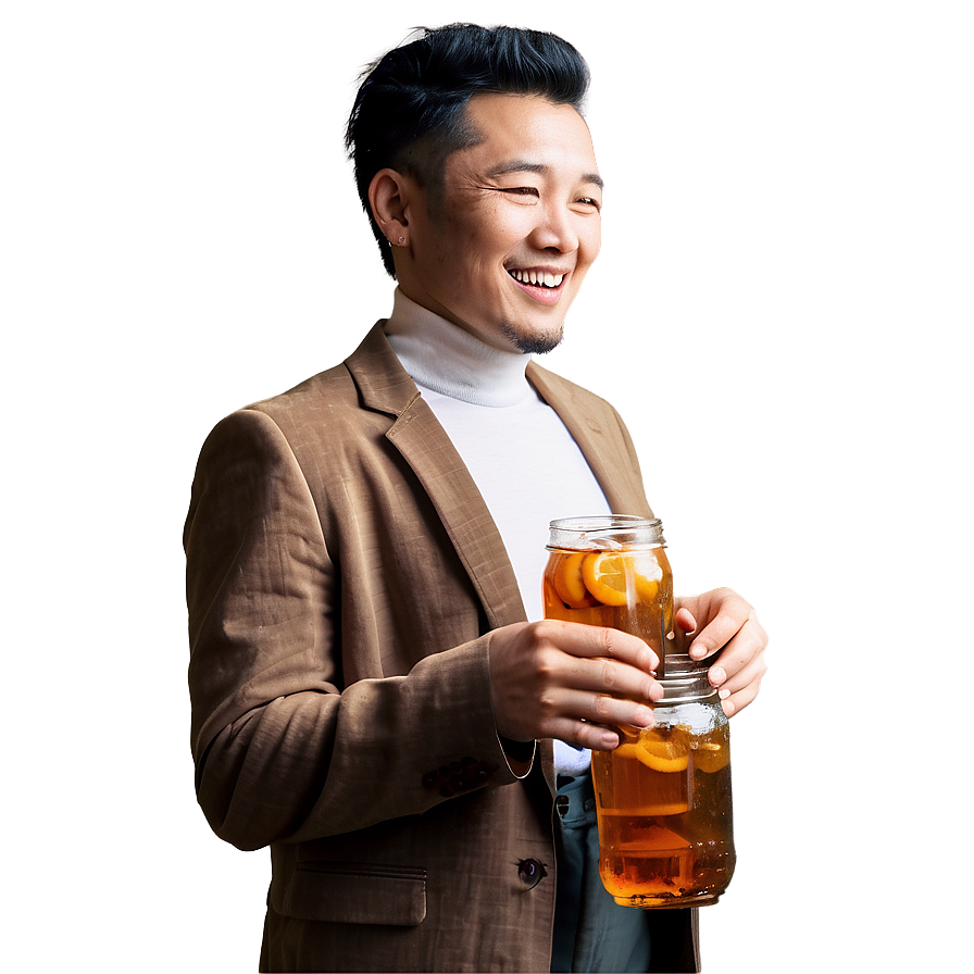 Iced Tea In Hand Png Stc68