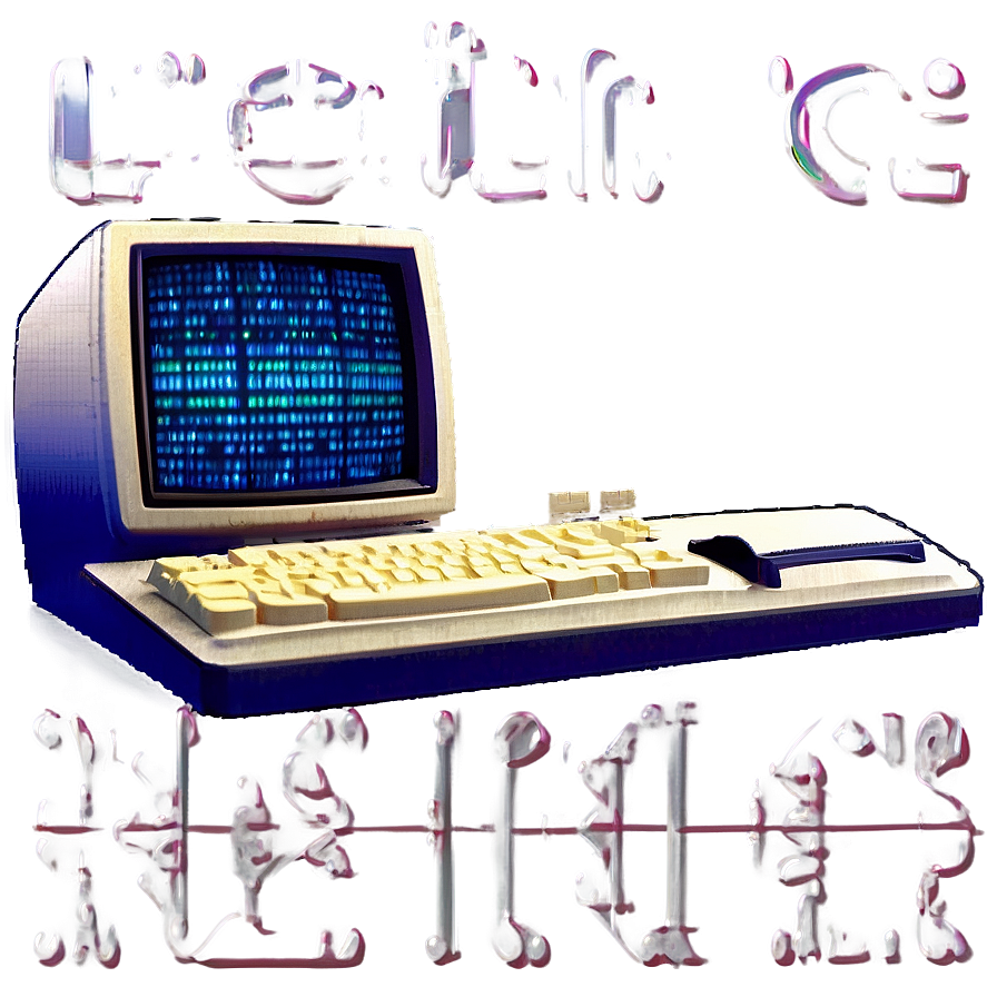 Iconic 90s Home Computer Png 06252024