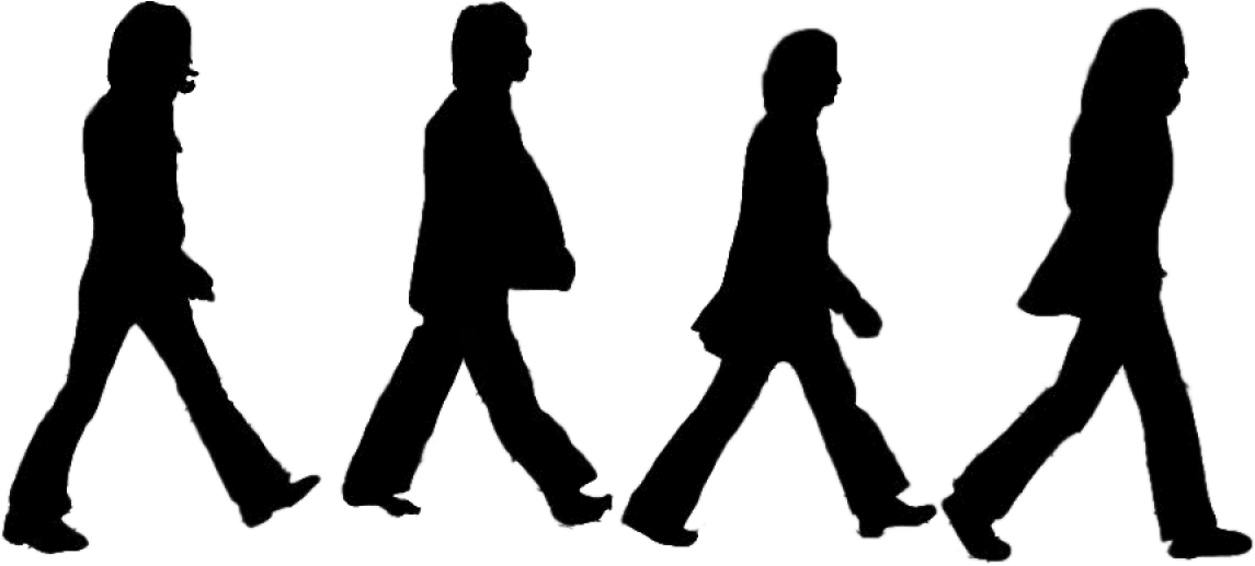 Iconic Abbey Road Silhouette