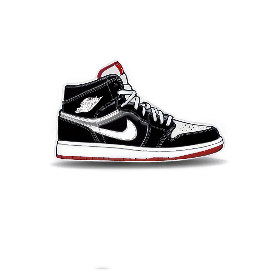 Iconic Air Jordan 1 Silhouette Png 06202024