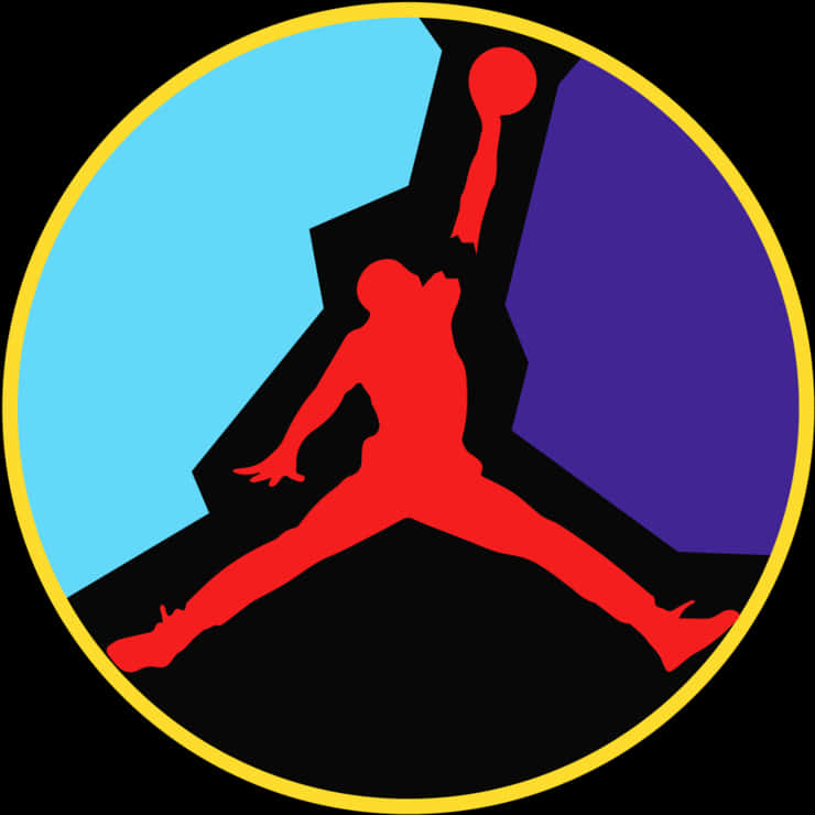 Iconic_ Basketball_ Silhouette_ Logo