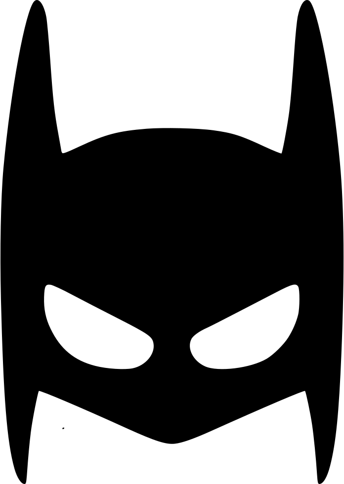 Iconic Batman Mask Silhouette