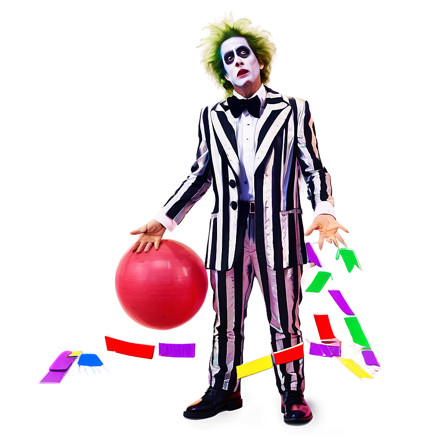 Iconic Beetlejuice Pose Png 47