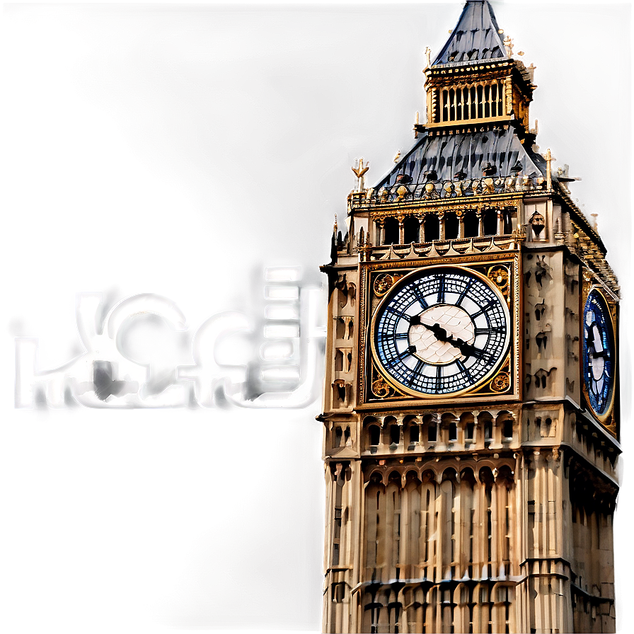 Iconic Big Ben Clock Tower Png 06242024