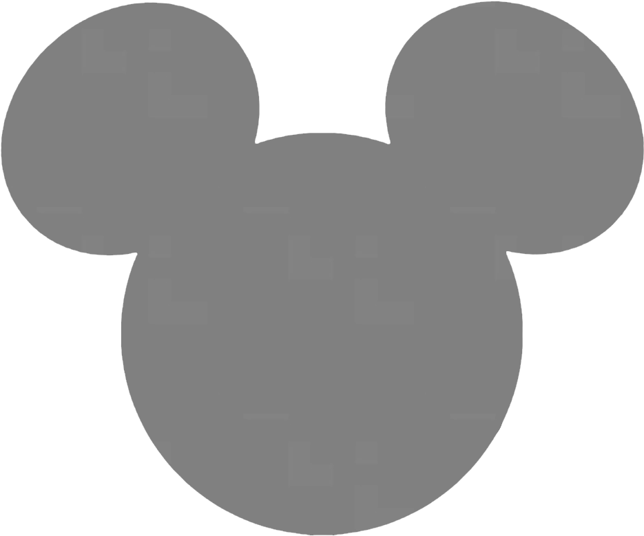 Iconic Cartoon Mouse Silhouette