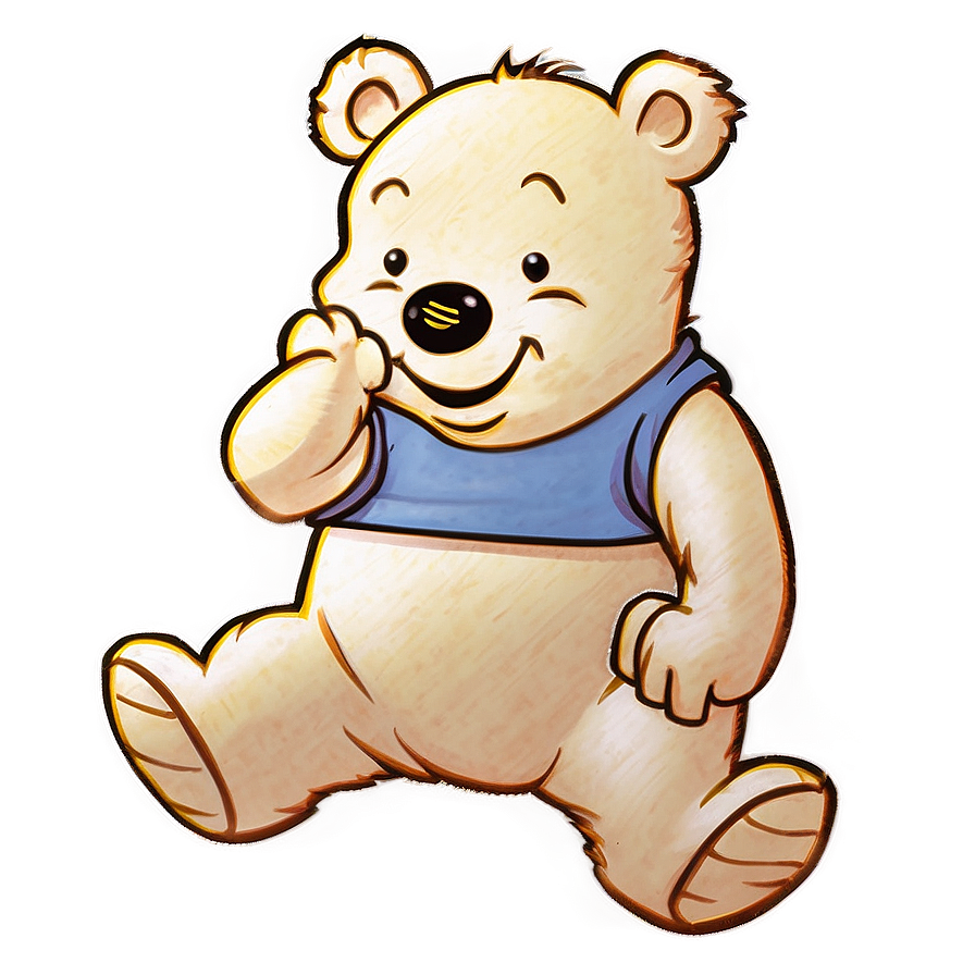 Iconic Classic Pooh Art Png 34