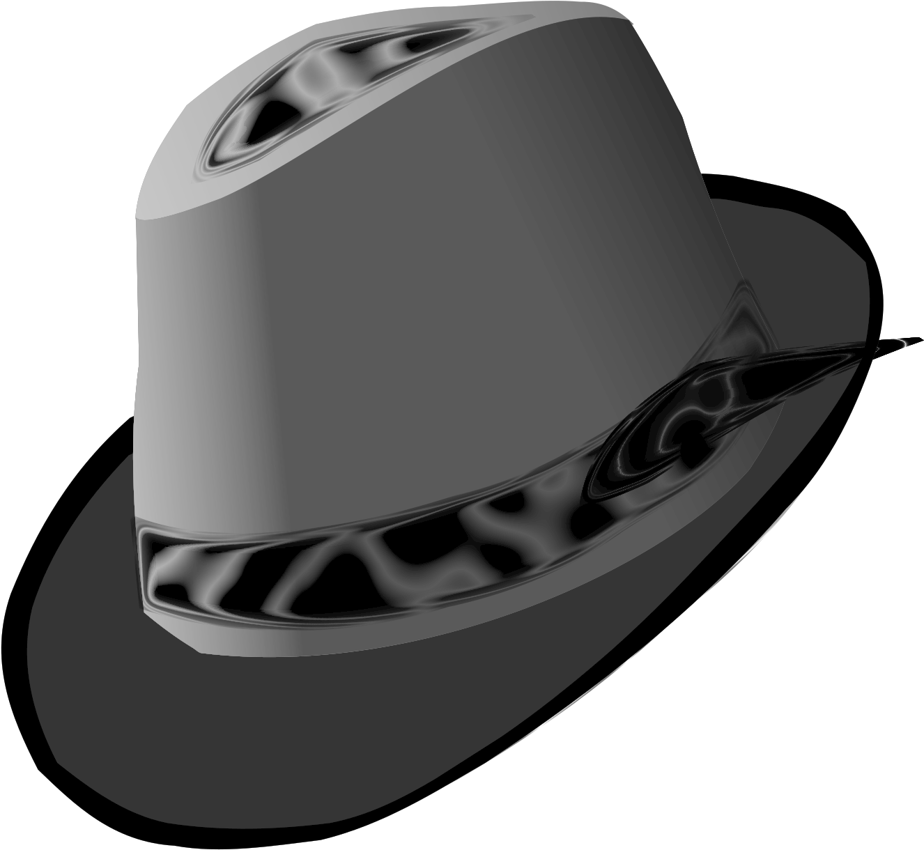 Iconic Fedora Hat3 D Render