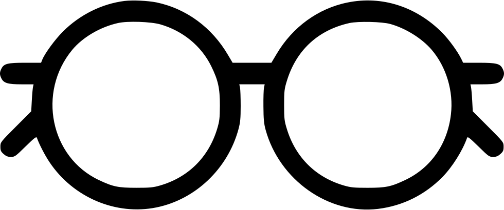 Iconic Geek Glasses Vector