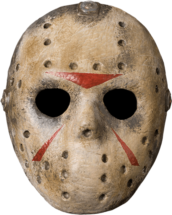 Iconic Hockey Maskof Horror Figure