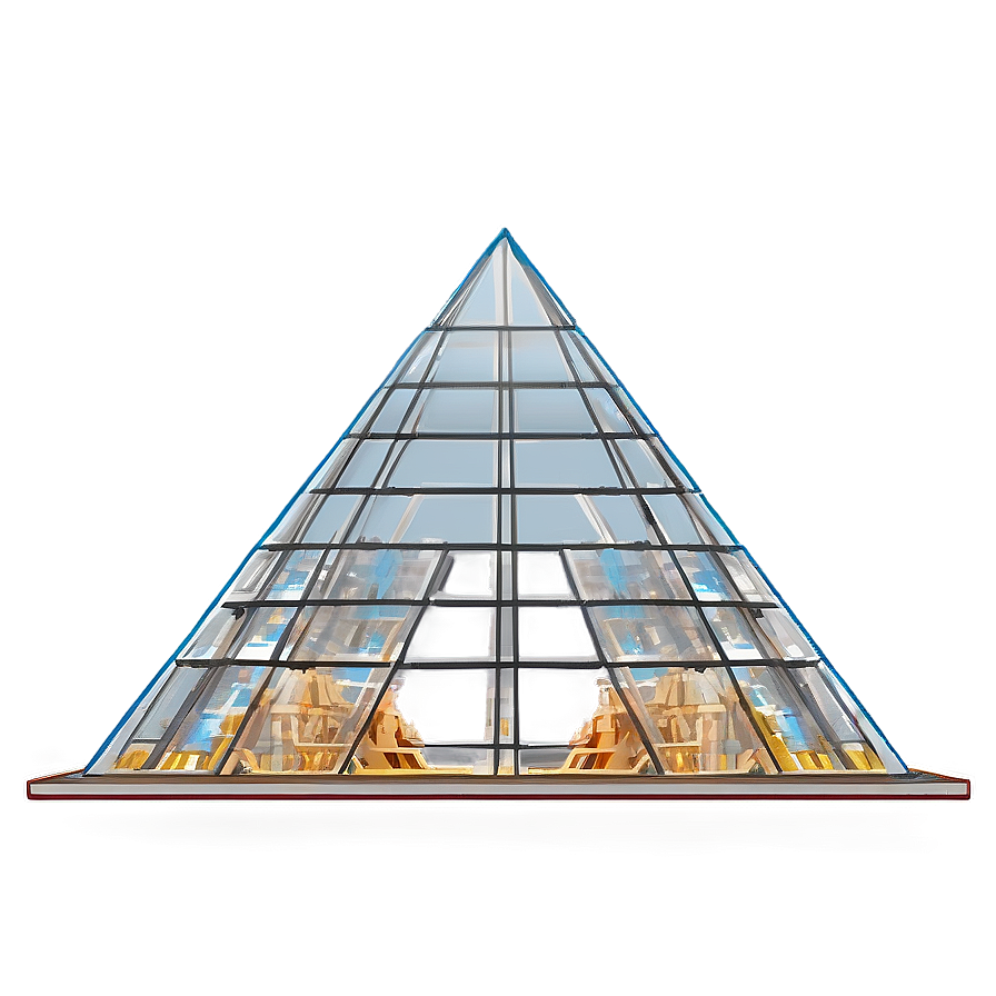 Iconic Louvre Pyramid Png 06232024