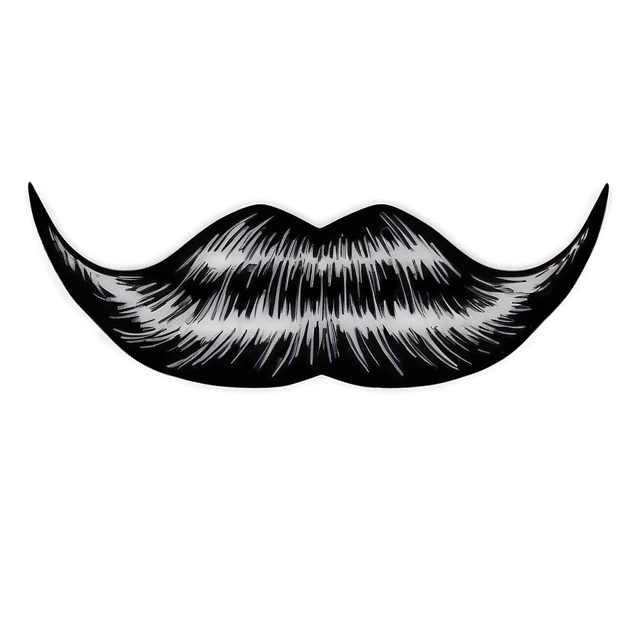 Iconic Movie Star Mustache Png Fsm52