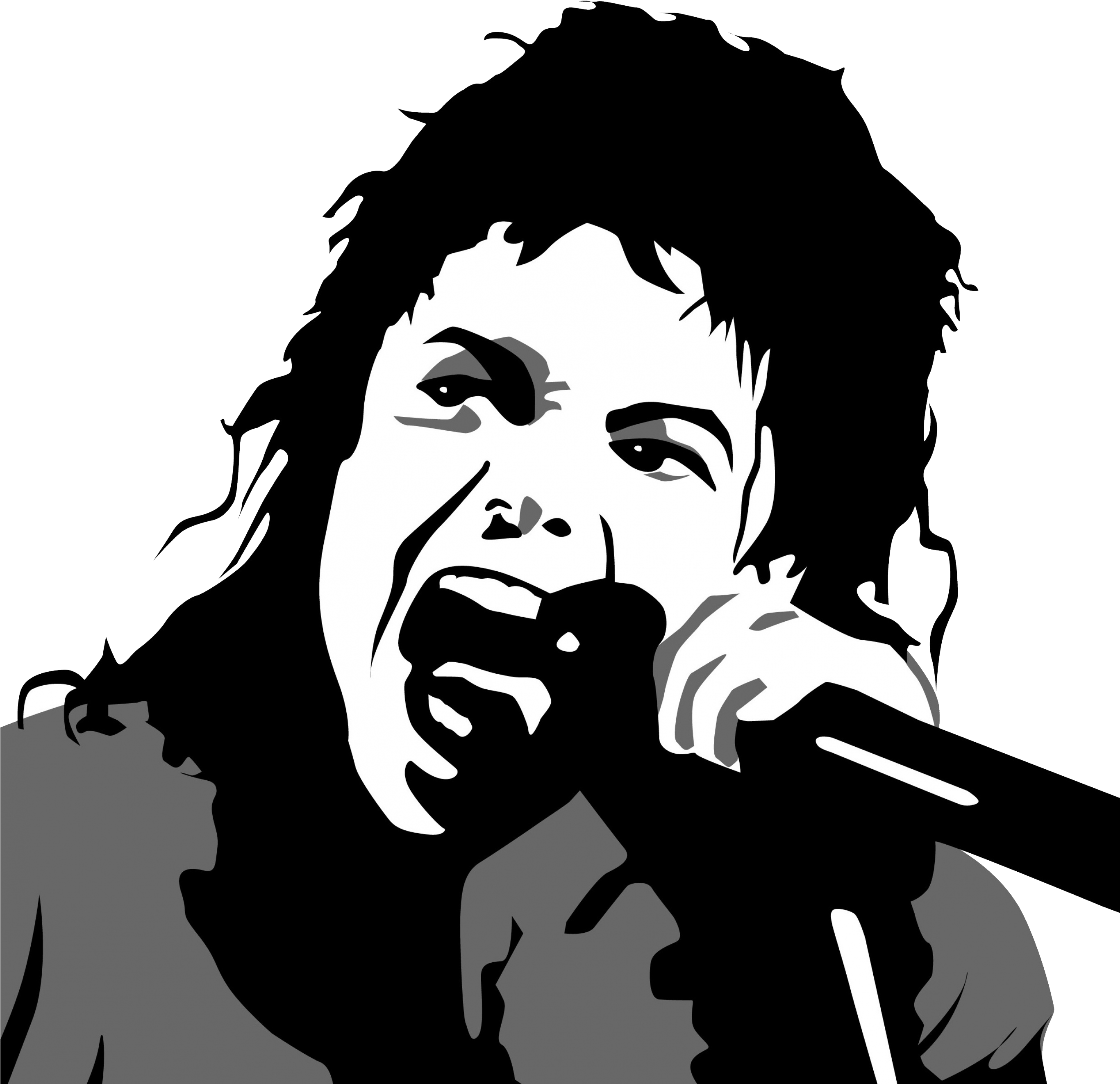 Iconic_ Performer_ Vector_ Art