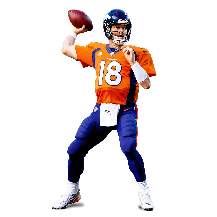 Iconic Peyton Manning Throw Png Utf