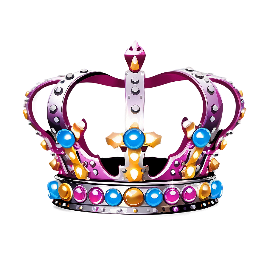 Iconic Queen Crown Design Png 06292024