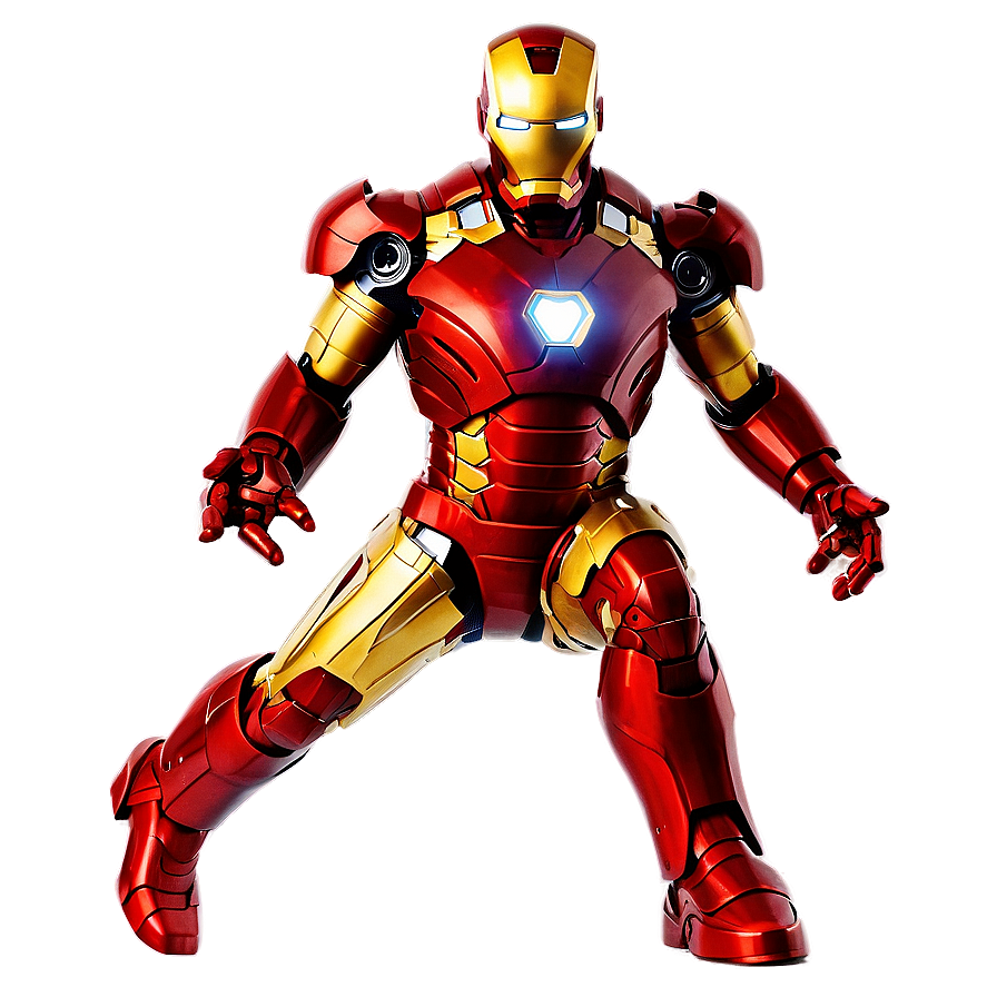 Iconic Red And Gold Iron Man Suit Png Nss