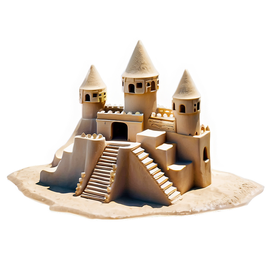 Iconic Sandcastle Png 06212024