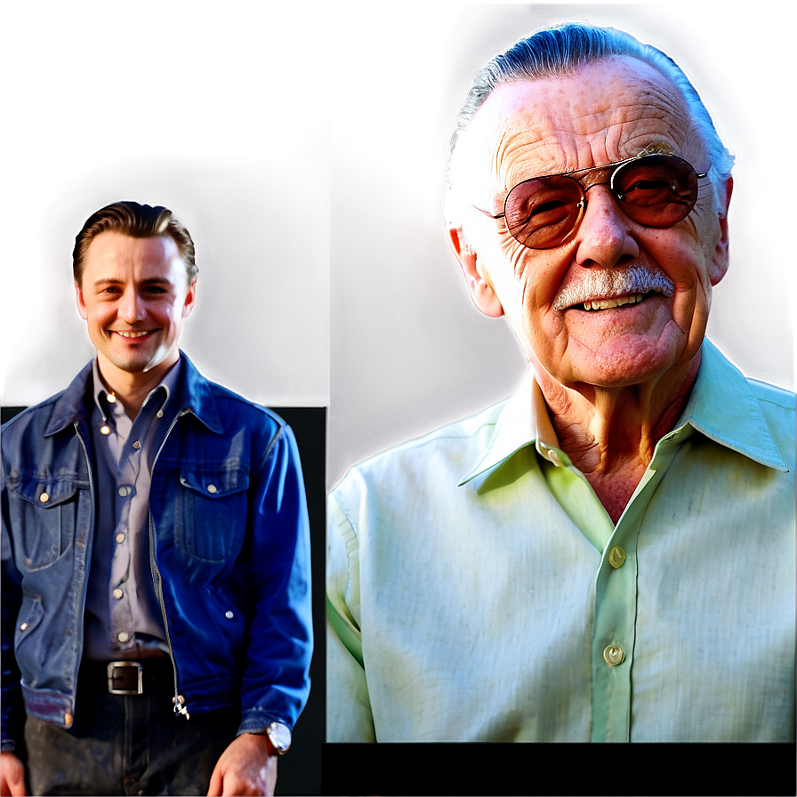 Iconic Stan Lee Portrait Png Pnq26