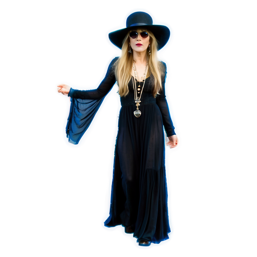 Iconic Stevie Nicks Outfit Png 65