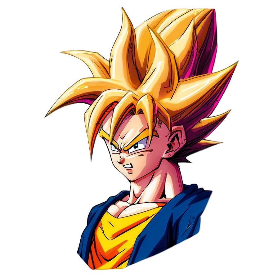 Iconic Super Saiyan Hair Png 82