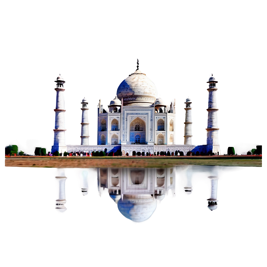 Iconic Taj Mahal Architecture Png 06252024