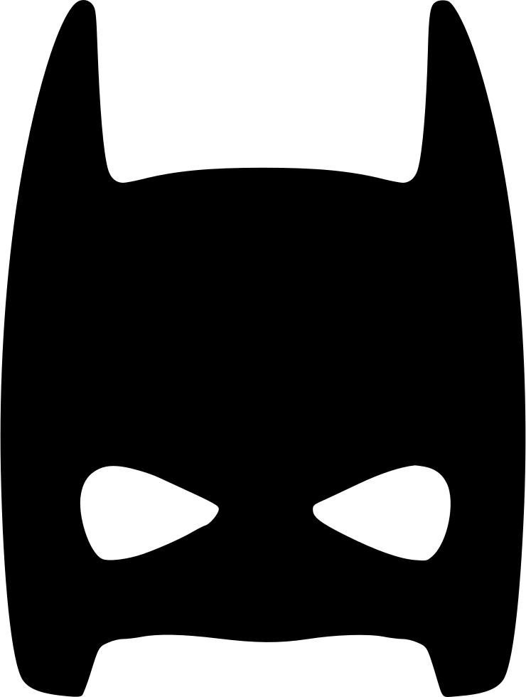 Iconic Vigilante Mask Silhouette