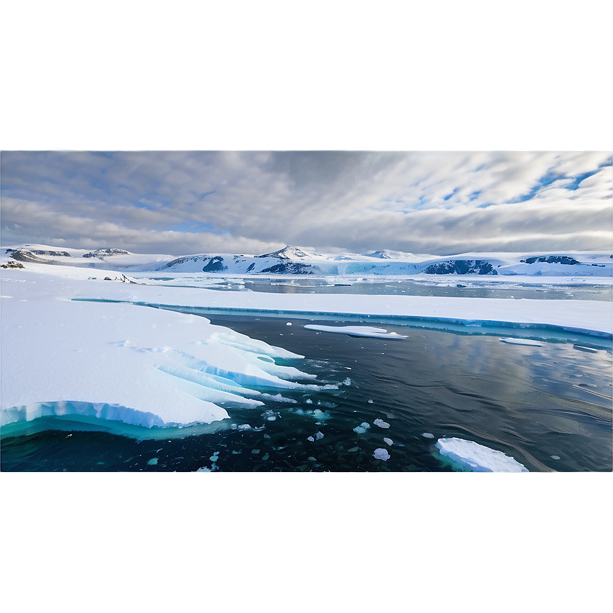 Icy Arctic Tundra Landscape Png 06232024