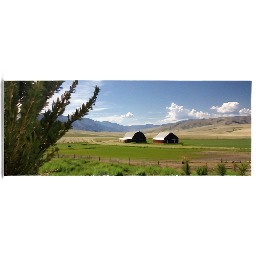 Idaho Farm Landscape Png Hdf