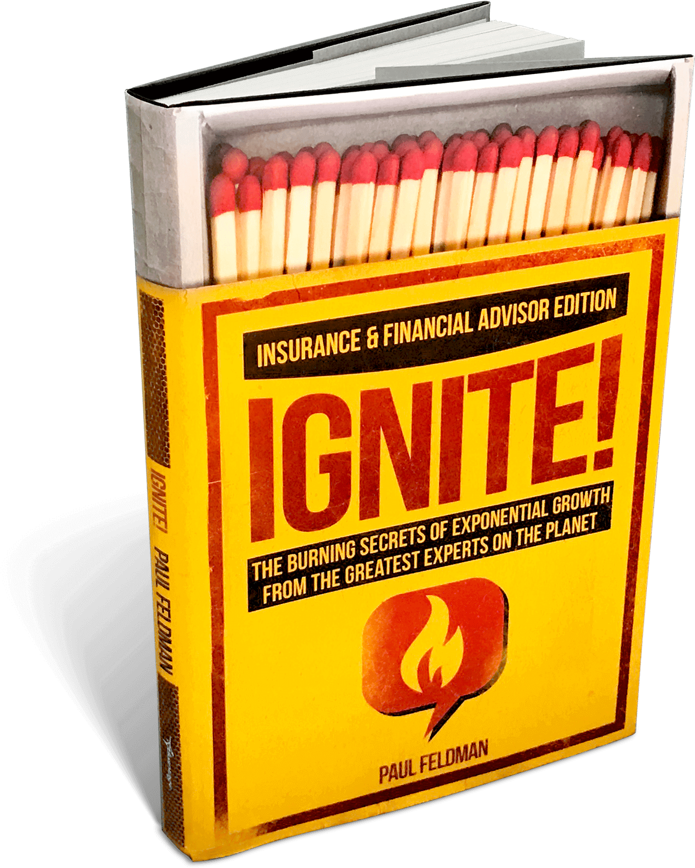 Ignite Bookwith Matchstick Design