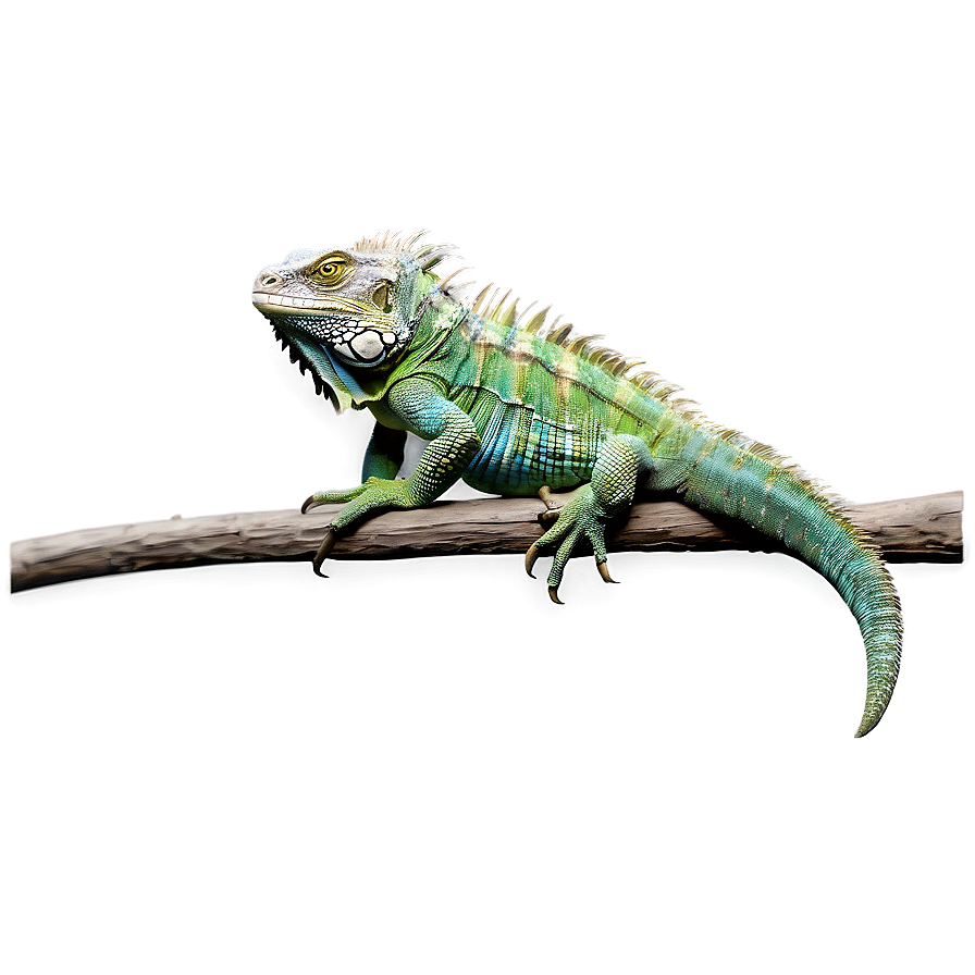 Iguana On Tree Branch Png Sxi