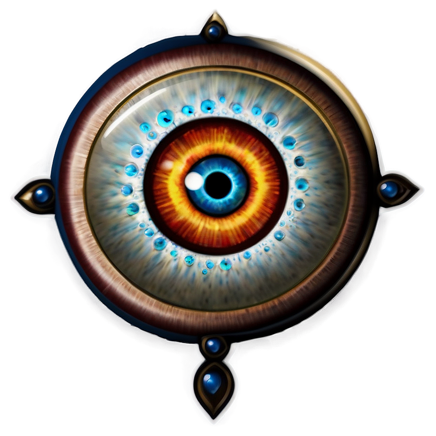 Illuminated Evil Eye Png Fem