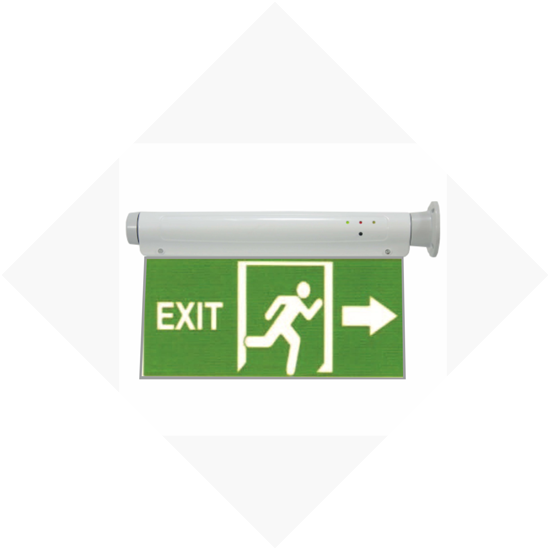 Illuminated Exit Sign