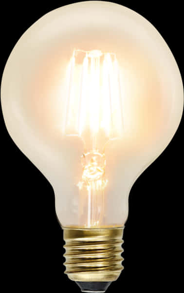 Illuminated Light Bulb