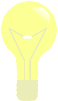 Illuminated Lightbulb Graphic