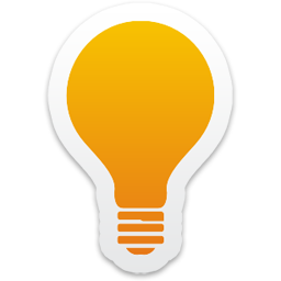 Illuminated Lightbulb Graphic