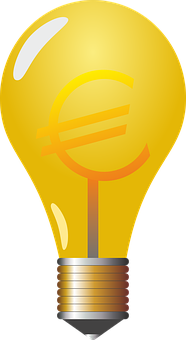 Illuminated Lightbulb Graphic